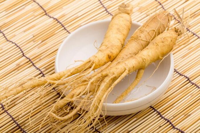 ρίζα ginseng για ισχύ